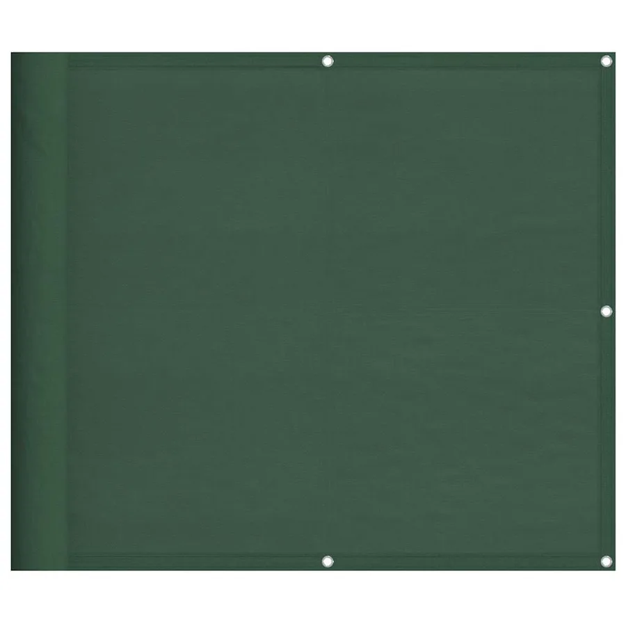 Écran de balcon vert foncé 90x700 cm 100% polyester oxford - 2