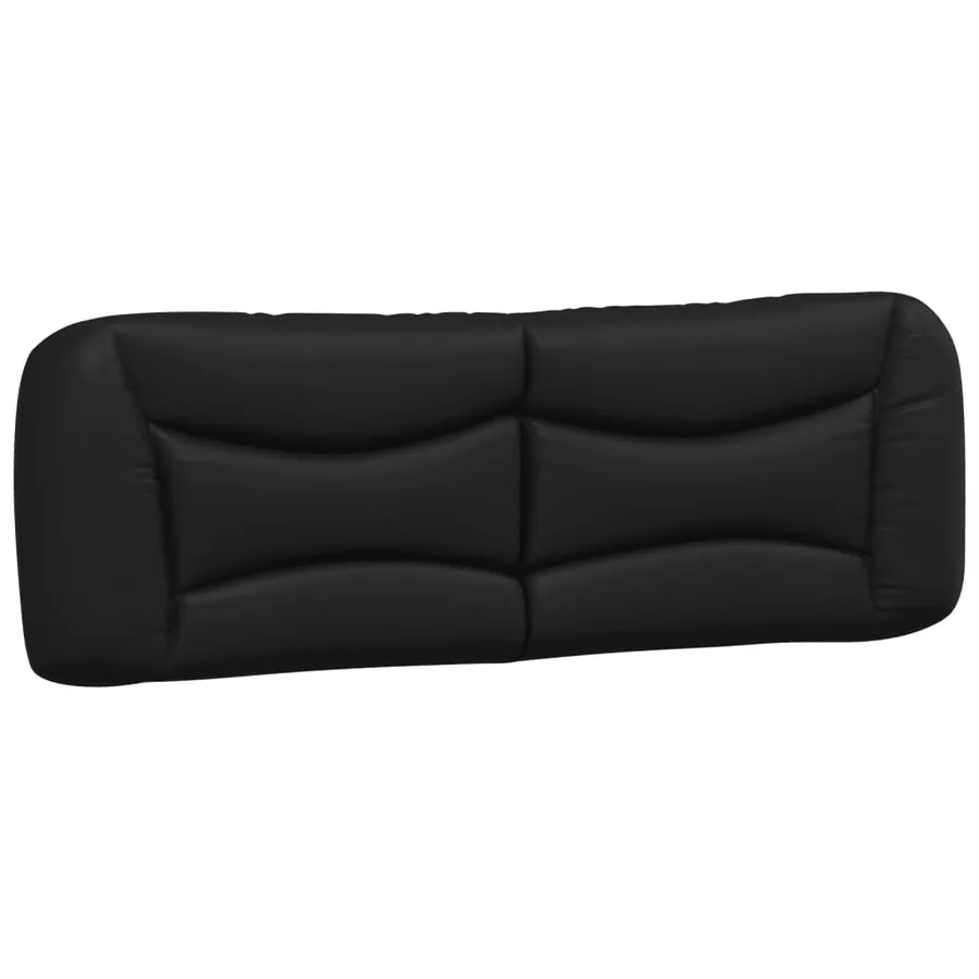 Lit avec matelas Hvar noir 160x200 cm similicuir - 5