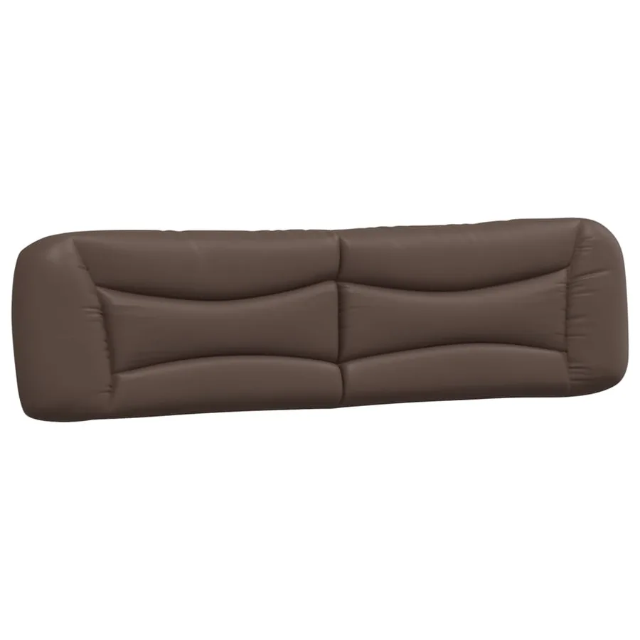 Coussin de tête de lit Hvar marron 200 cm similicuir - 2