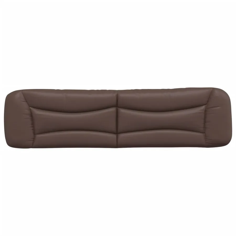 Coussin de tête de lit Hvar marron 200 cm similicuir - 5