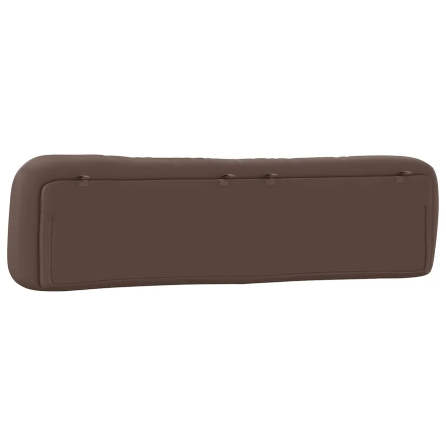 Coussin de tête de lit Hvar marron 200 cm similicuir - 7