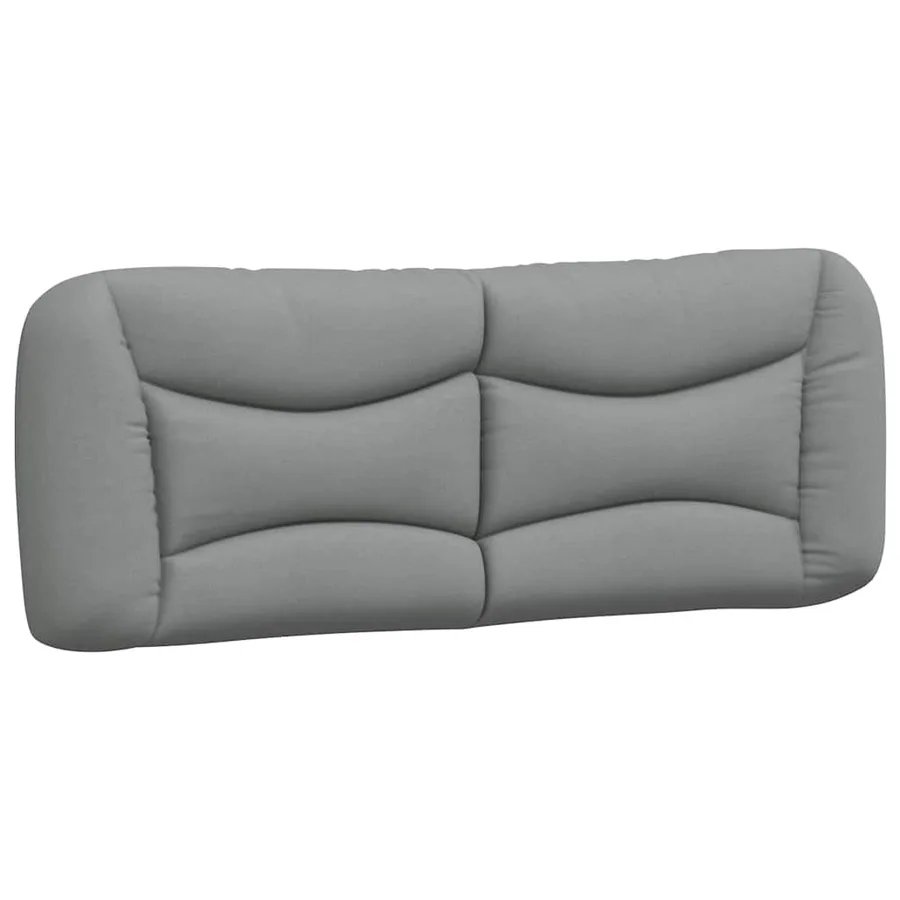 Cadre de lit sans matelas Hvar gris clair 120x200 cm tissu - 8