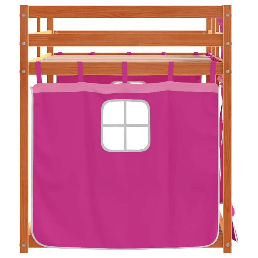 Lit superposé sans matelas 90x190 cm bois de pin massif - 6
