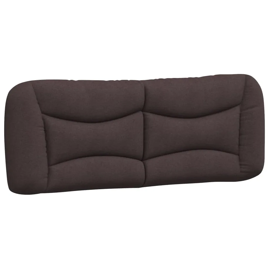 Cadre de lit avec LED sans matelas Hvar marron foncé 180x200cm tissu - 10