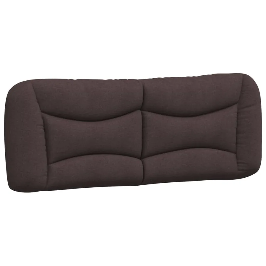 Lit avec matelas Hvar marron foncé 180x200 cm tissu - 5