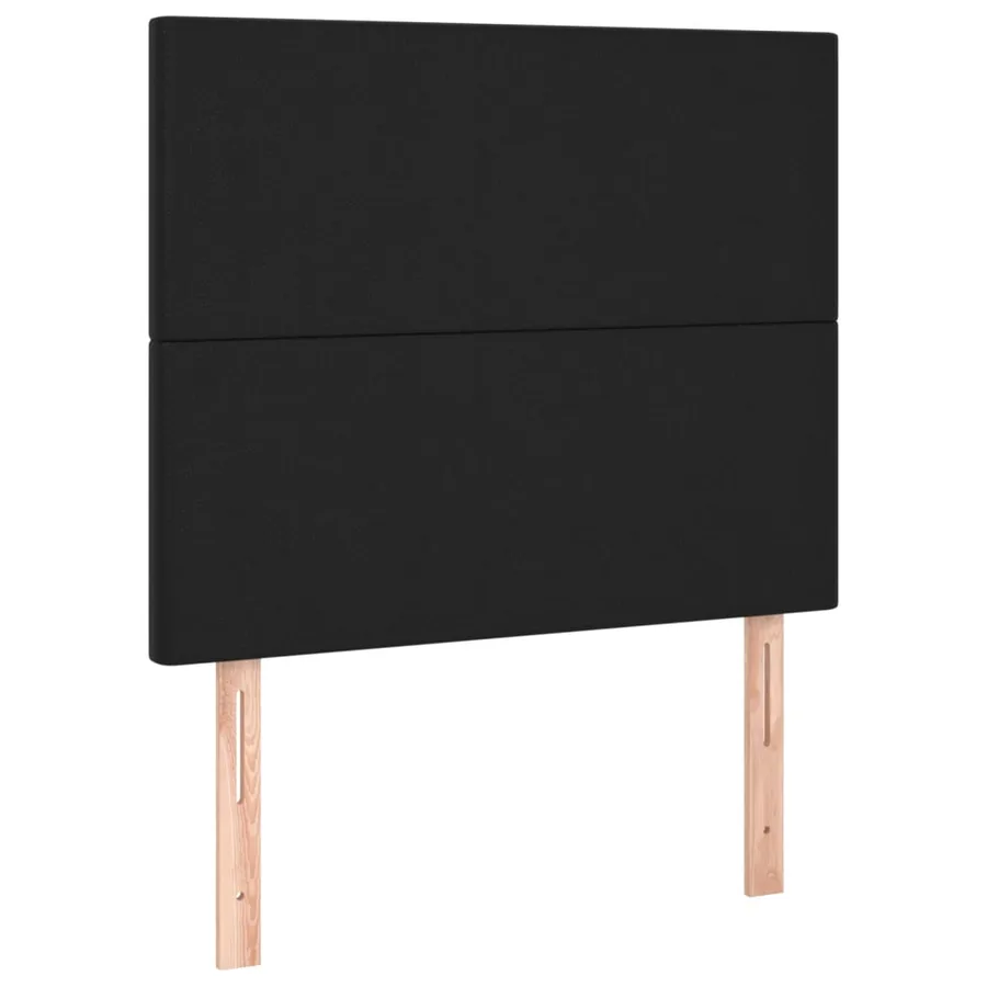 Cadre de lit sans matelas noir 80x200 cm similicuir - 9