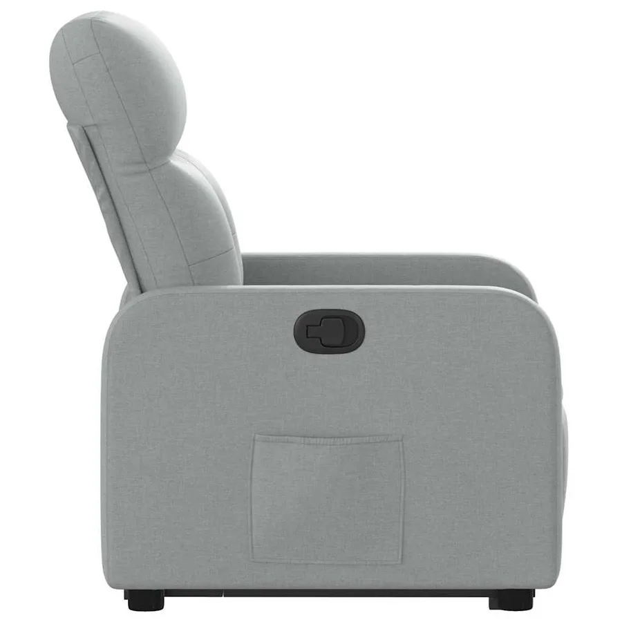 Fauteuil inclinable Gris clair Tissu - 10
