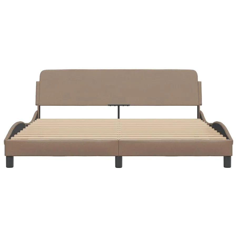 Cadre de lit Dover cappuccino 180x200 cm similicuir - 4