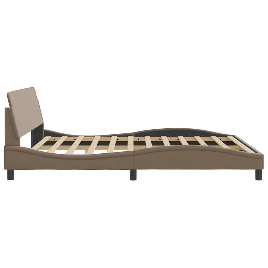 Cadre de lit Dover cappuccino 180x200 cm similicuir - 5