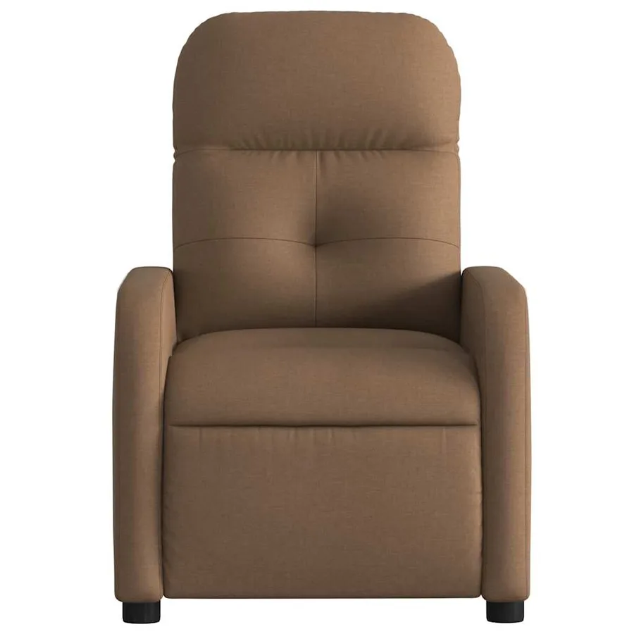 Fauteuil inclinable électrique Marron Tissu - 9