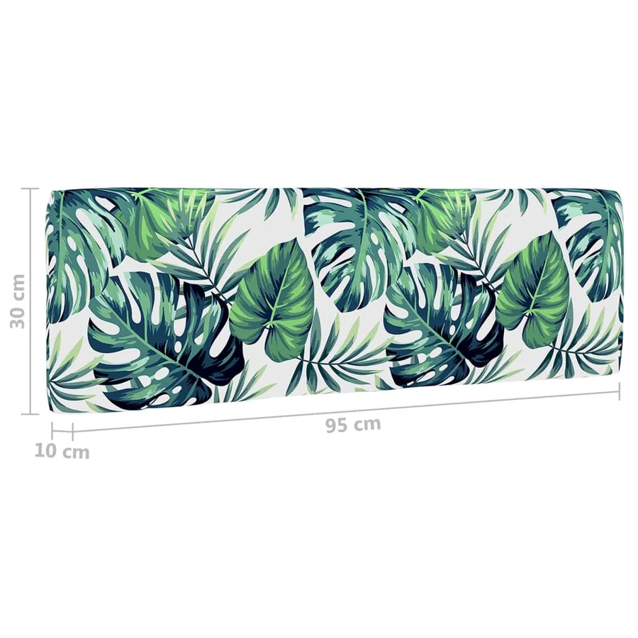 Salon de jardin palette 4pcs avec coussins Bois de pin imprégné - 10