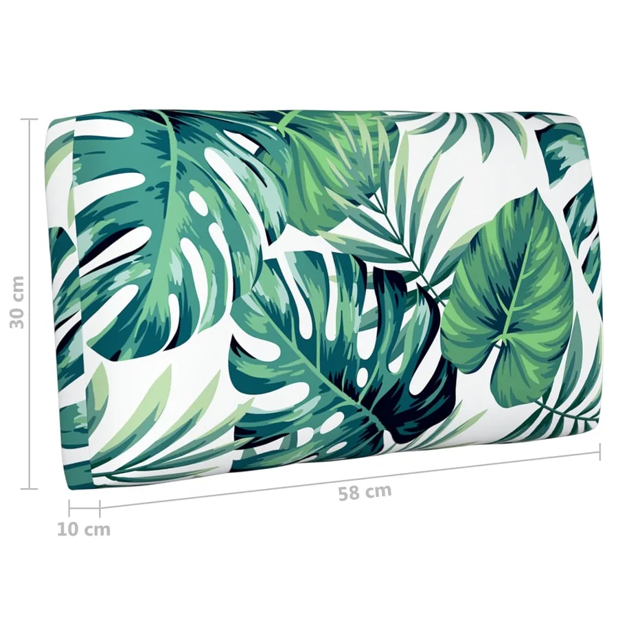 Salon de jardin palette 4pcs avec coussins Bois de pin imprégné - 11