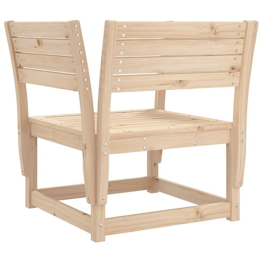Chaises de jardin bois massif de pin - 6