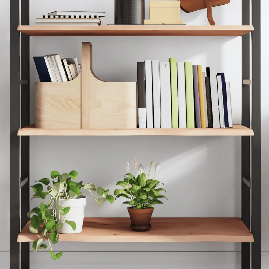 Étagère murale 100x40x2 cm bois de chêne massif non traité