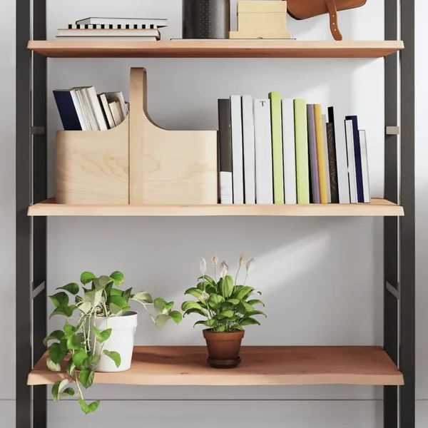 Étagère murale 100x40x2 cm bois de chêne massif non traité