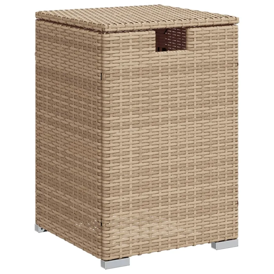 Table de couverture de bouteille de propane beige 40x40x60 cm - 2