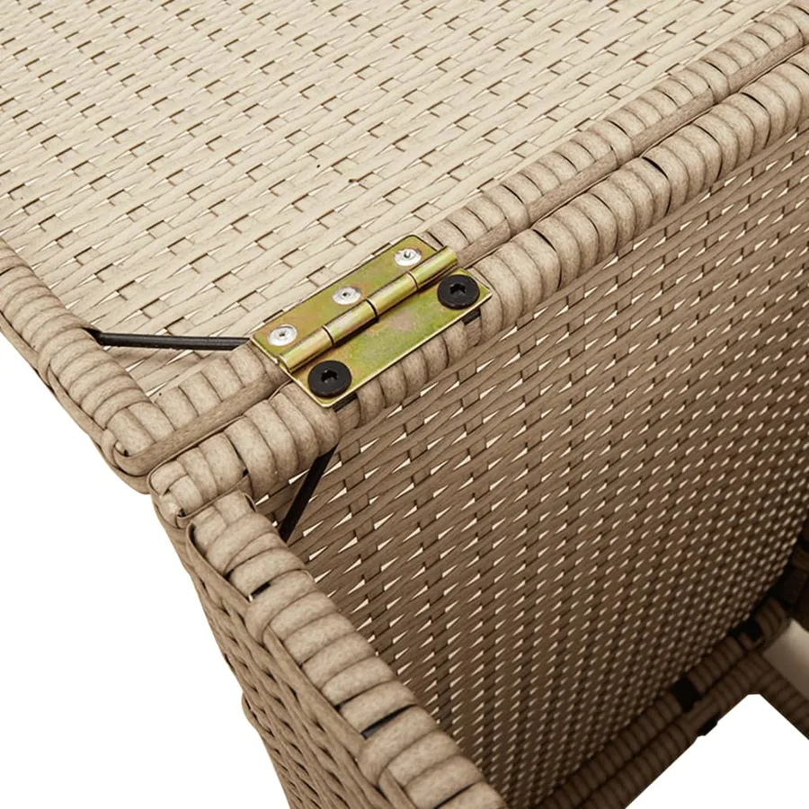 Table de couverture de bouteille de propane beige 40x40x60 cm - 9