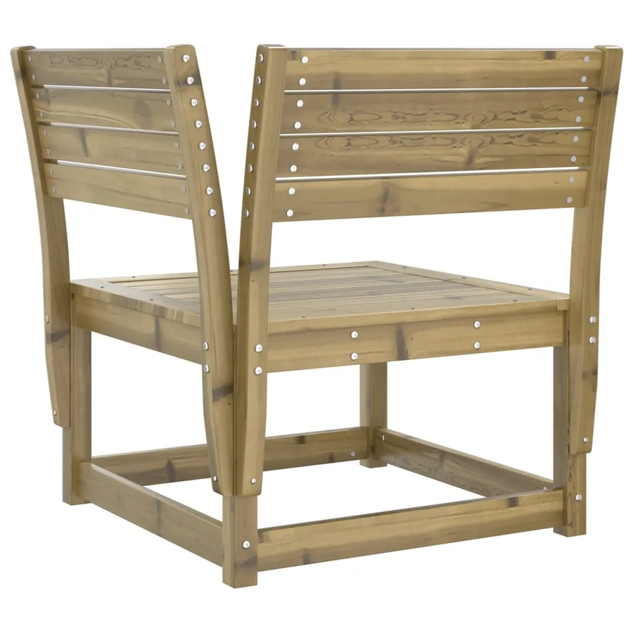 Salon de jardin 3 pcs bois de pin imprégné - 5