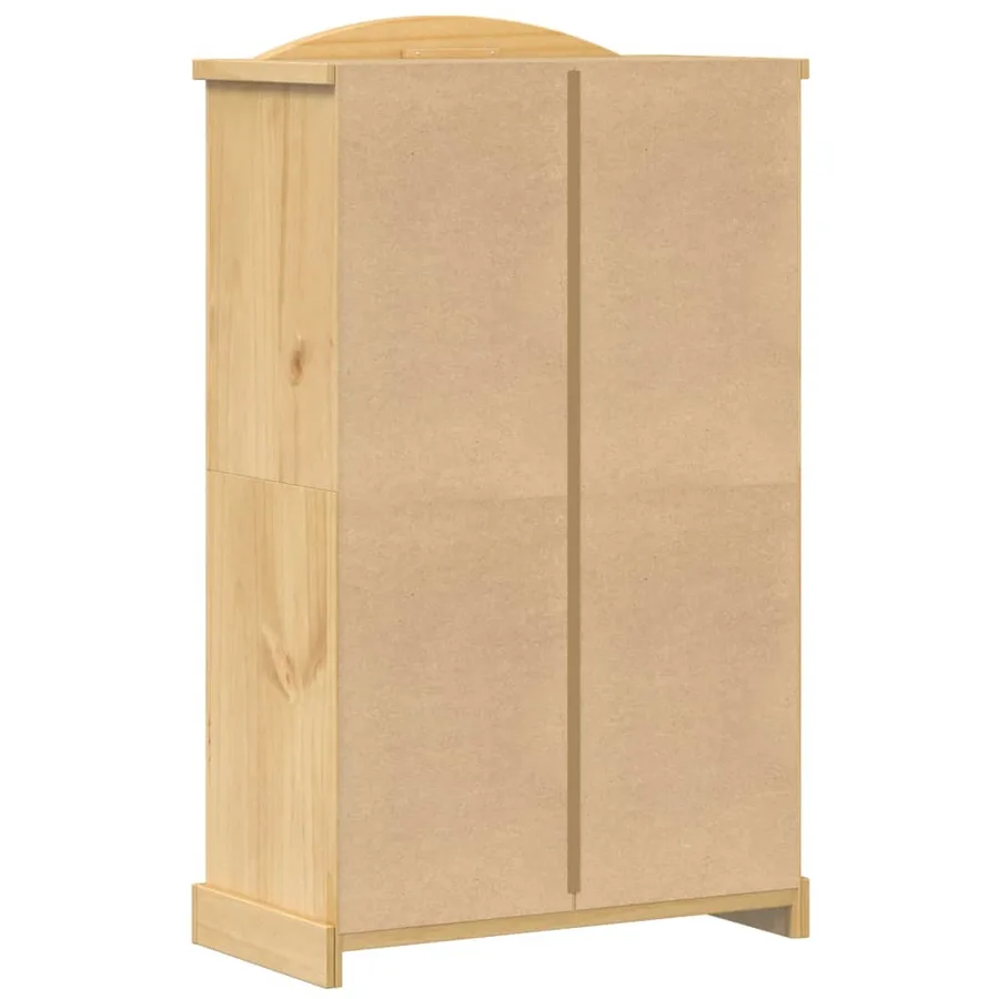 Armoire « Corona » 101 x 52 x 170 cm Bois massif Pin - 6