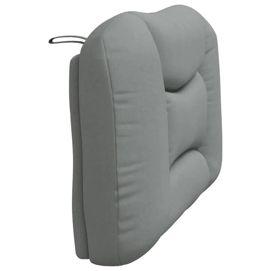 Coussin de tête de lit Hvar gris clair 100 cm tissu - 6