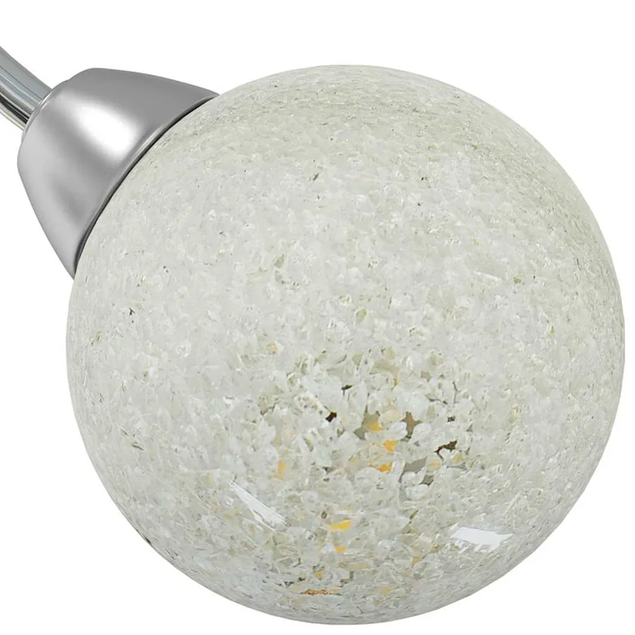 Plafonnier avec abat-jour ronds en verre pour 5 LED G9 - 5