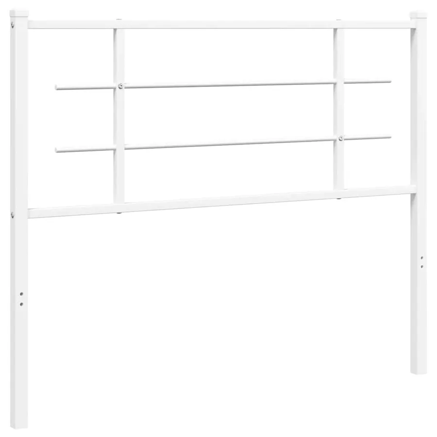 Tête de lit de remplacement métal blanc 100 cm - 2
