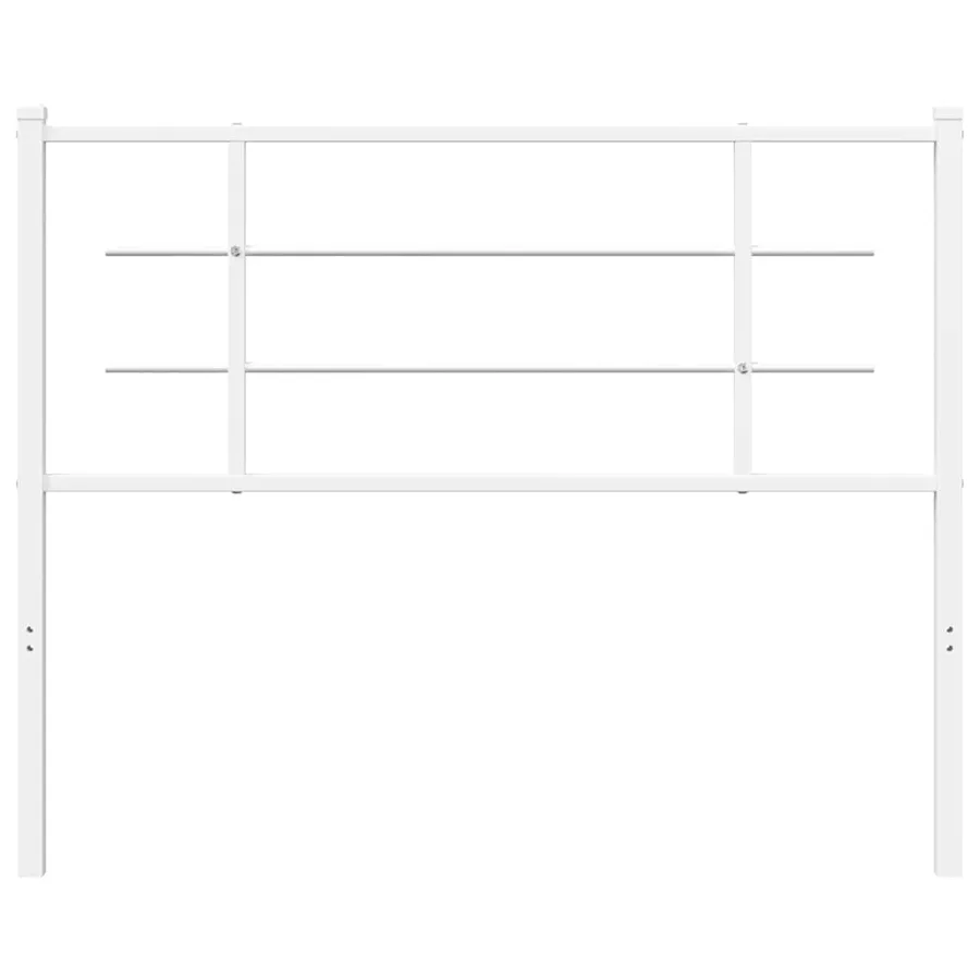 Tête de lit de remplacement métal blanc 100 cm - 3