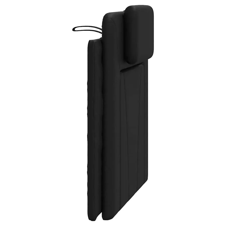 Coussin de tête de lit Viana noir 80 cm similicuir - 6