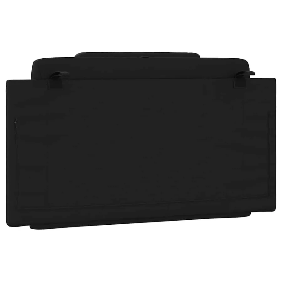 Coussin de tête de lit Viana noir 100 cm similicuir - 7