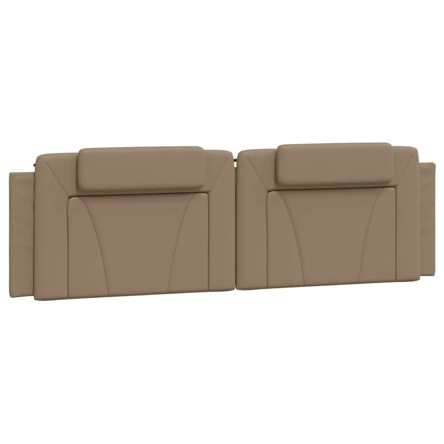 Lit Viana avec matelas cappuccino 180x200 cm similicuir - 5
