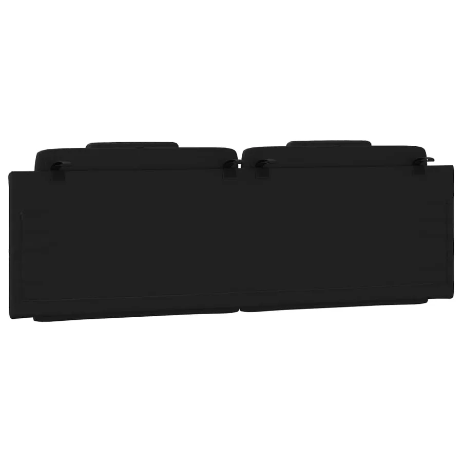 Coussin de tête de lit Viana noir 160 cm similicuir - 7