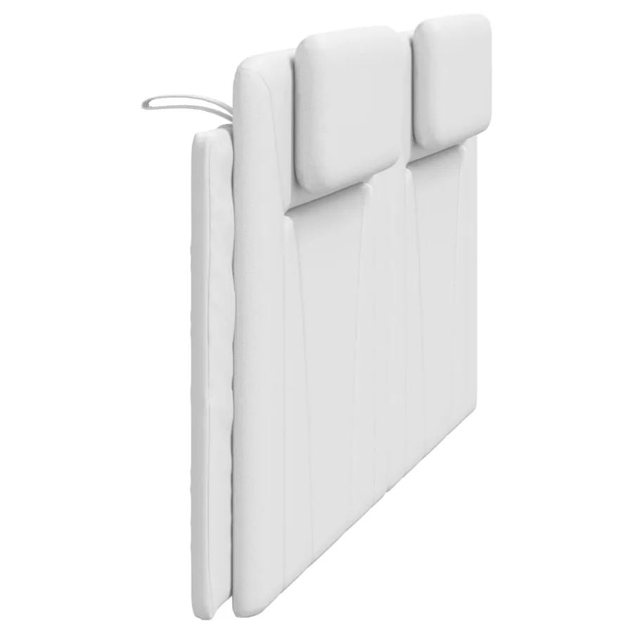 Coussin de tête de lit Viana blanc 180 cm similicuir - 6