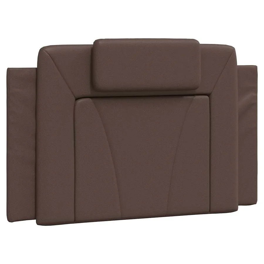 Cadre de lit Viana sans matelas marron 80x200 cm similicuir - 8