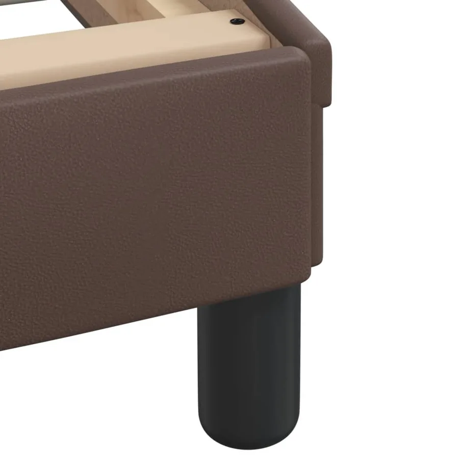 Cadre de lit avec LED sans matelas Hvar marron 100x200 cm - 12