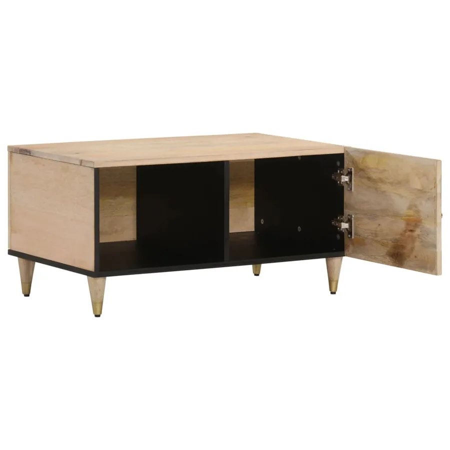 Table basse 80x50x40 cm bois de manguier massif - 2