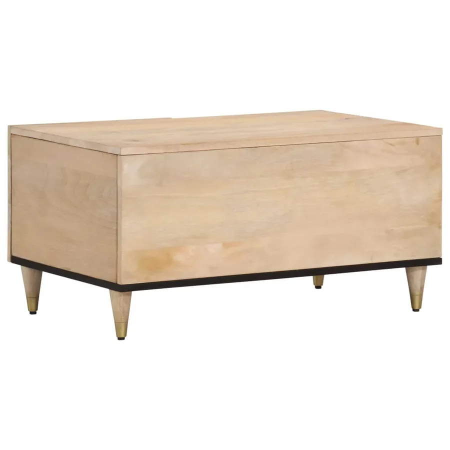 Table basse 80x50x40 cm bois de manguier massif - 5