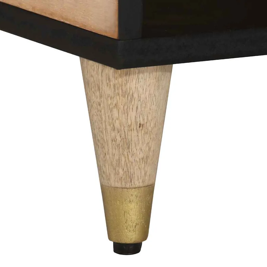 Table basse 80x50x40 cm bois de manguier massif - 9