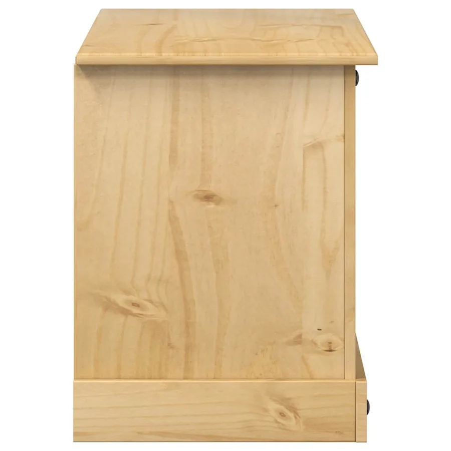 Meuble TV Corona 100x45x58 cm bois de pin massif - 5