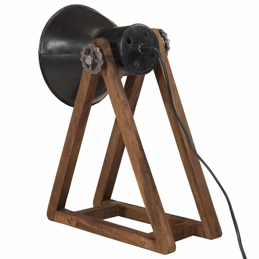 Lampe de bureau 25 W noir 30x17x40 cm E27 - 5