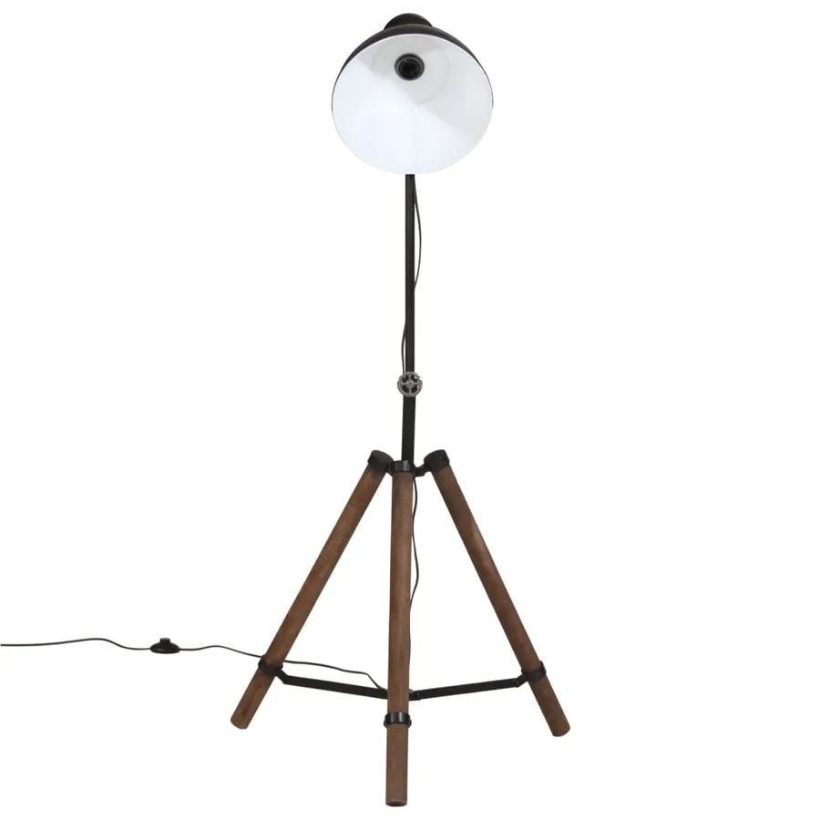 Lampadaire 25 W noir 75x75x90-150 cm E27 - 3