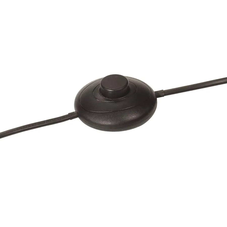 Lampadaire 25 W noir 75x75x90-150 cm E27 - 9