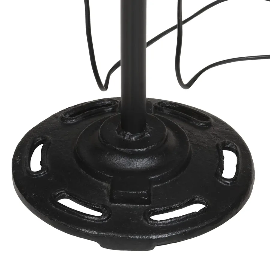 Lampadaire 25 W bleu délavé 25x25x90/140 cm E27 - 7