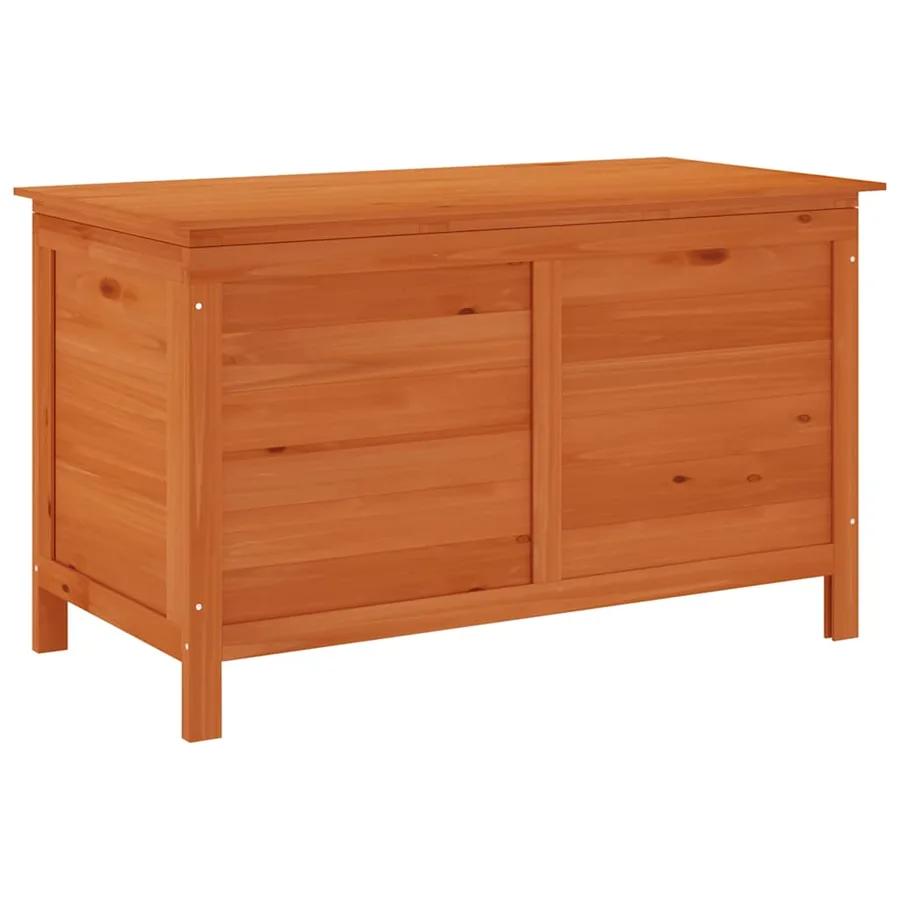 Boîte de rangement de jardin 99x49,5x58,5 cm bois massif sapin - 2