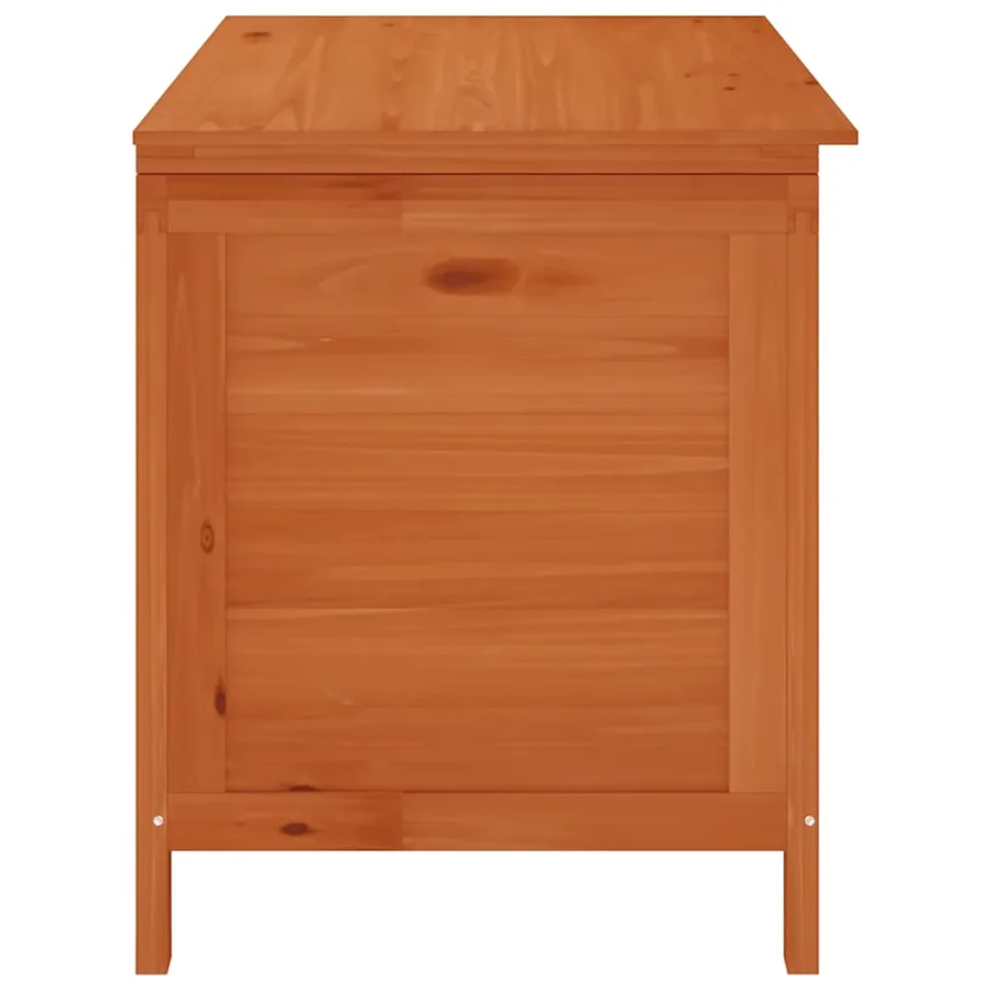 Boîte de rangement de jardin 99x49,5x58,5 cm bois massif sapin - 5
