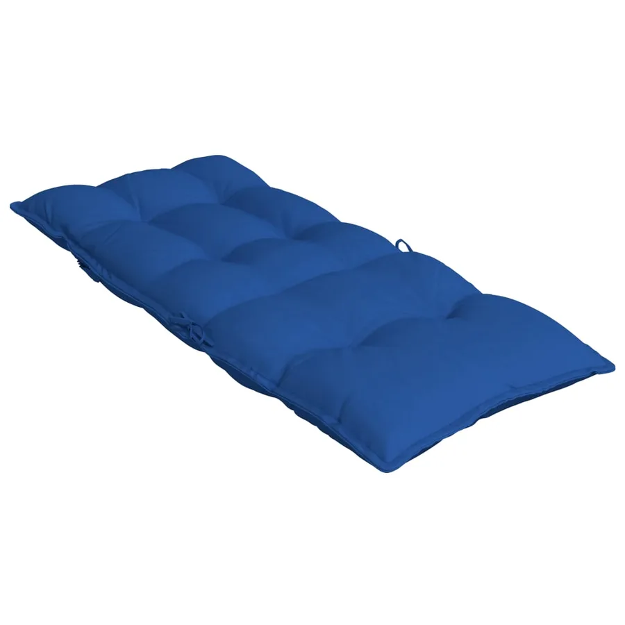 Coussins de chaise à dossier haut lot de 2 bleu royal - 6