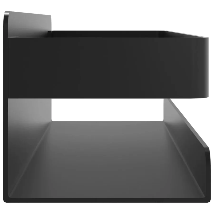 Étagère de douche noir mat acier inoxydable 304 brossé - 5