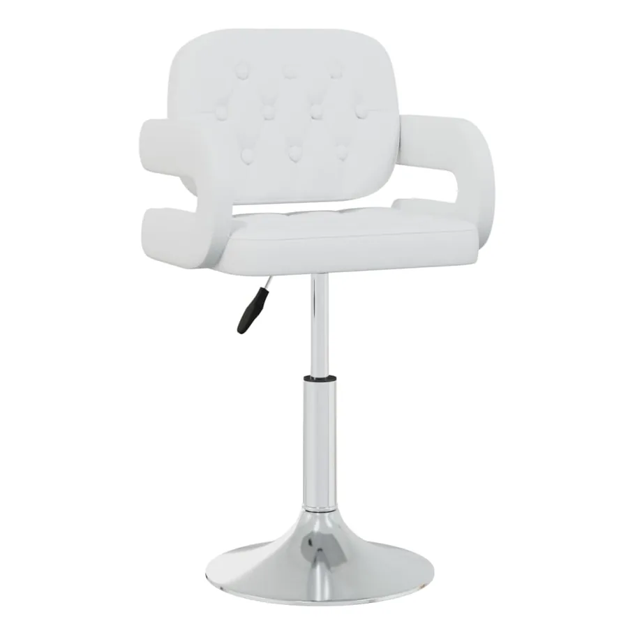 Chaises pivotantes à manger lot de 4 Blanc Similicuir - 2