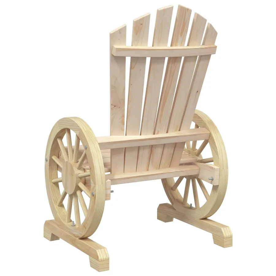 Salon de jardin 4 pcs bois de sapin massif - 11
