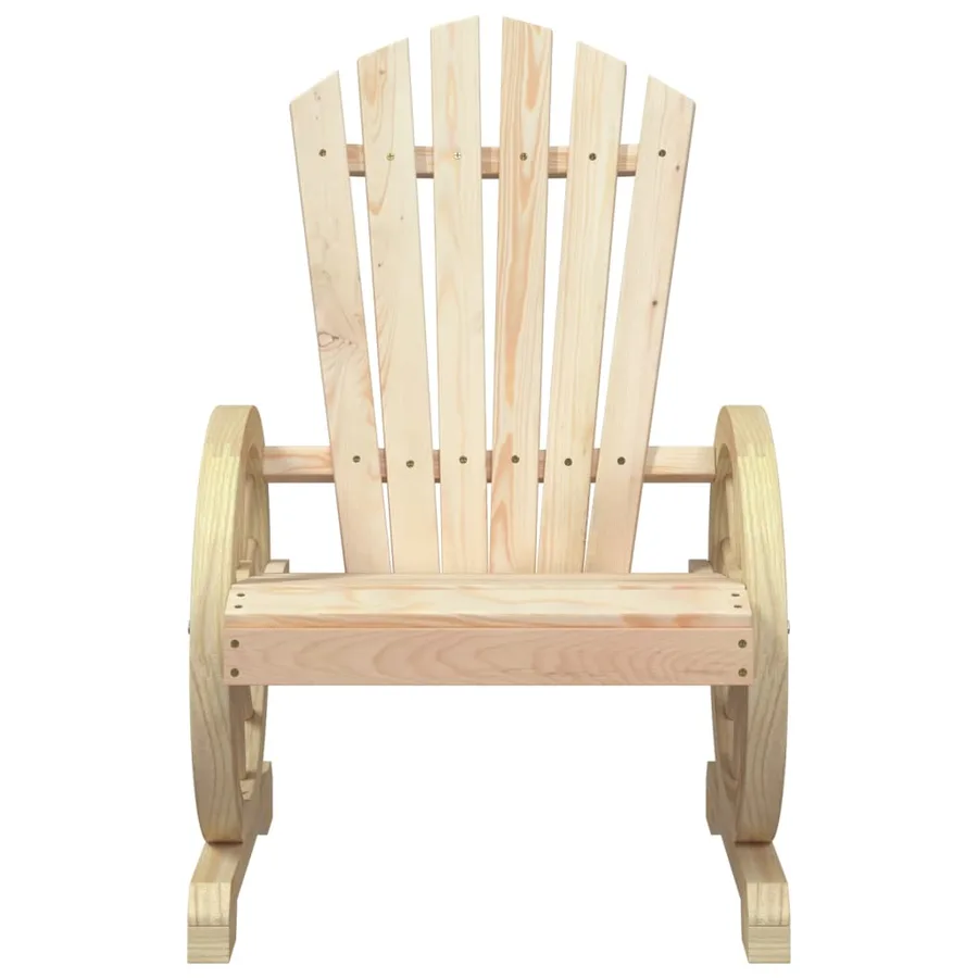 Salon de jardin 4 pcs bois de sapin massif - 9