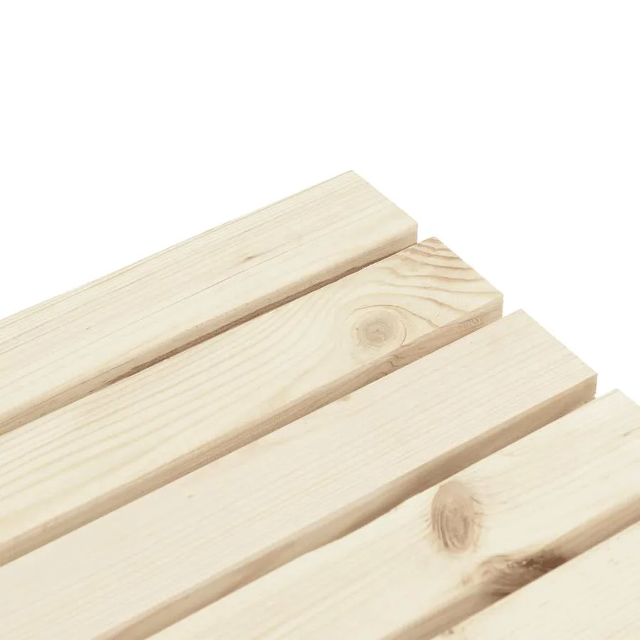 Salon de jardin 2 pcs bois de sapin massif - 7
